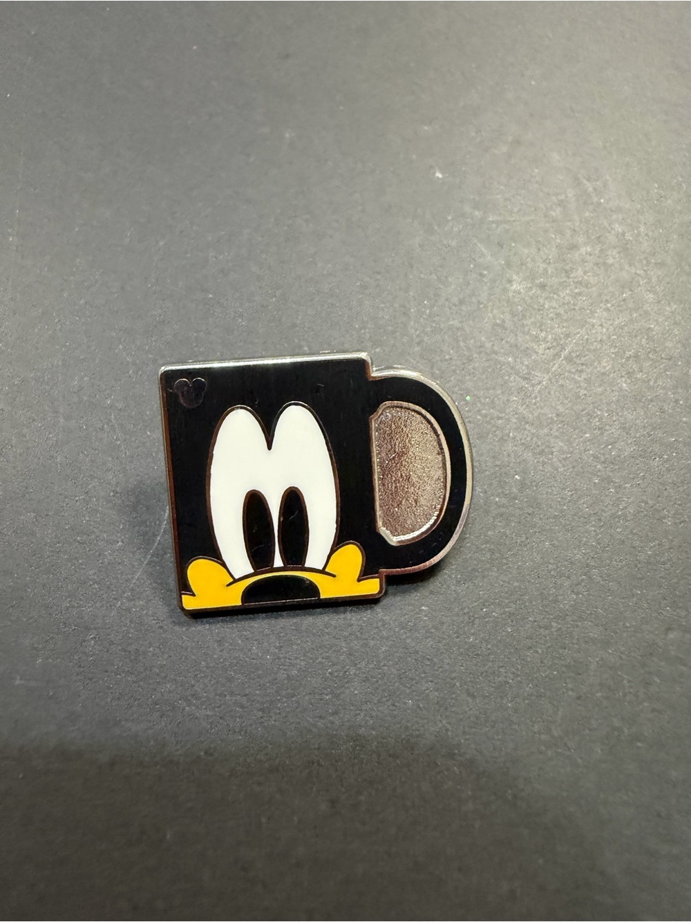 Disney Black and Yellow Mickey Mug Enamel Pin